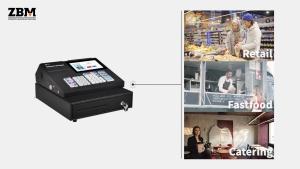 Ashica Cashier Machine Cash Register A1170 ECR1000 XE-A207B XEA207B XE-A207 XEA207 SST Ready Electronic Cash Register Machine Mesin Cashier (Black) 1 Year Warranty