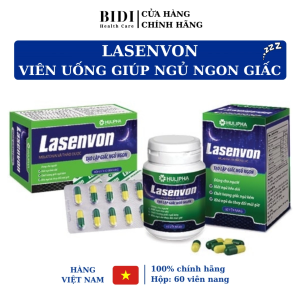 Viên Uống Chống Mất Ngủ Lasenvon Giúp Ngủ Ngon Giấc Dưỡng Tâm An Thần Giảm Stress Lo Lắng Suy Nhược Thần Kinh