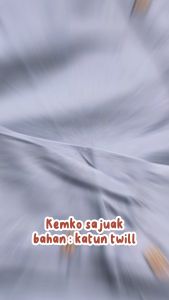 KEMKO Kemeja Koko anak dan dewasa LIGHT GREY ABU MUDA bahan Katun TWILL by sajuak