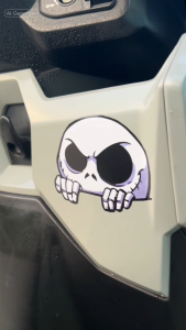 Skull Head Sticker for Motorcycle Waterproof Stickers Motor Decals Skeleton Bone Ghost Vinyl Decal