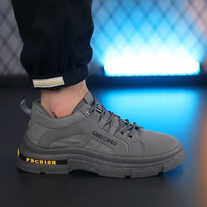 Dominov Sepatu Sneaker Sepatu Gunung Bertali Sporty Pria Anakin Premium Quality Warna Abu