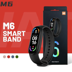 NEW M6 Jam pintar Smart Watch Sport Band Women Man Wristband Fitness Tracker Blood Monitor Bluetooth SmartWatch