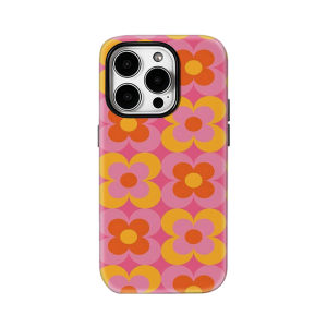 Potdemiel | Retro Floral Phone Case for iPhone 17/16/15/14/13/12/11 pro Max plus Double-Layer Back Cover Must-Haves Compatible with iPhone M