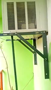 🛡️2PCS Heavy Duty Anti-Rust 304 Stainless Steel Aircon Bracket | 1-1.5HP Split Type AC Outdoor Wall Mount | Safe & Stable Installation | COD Available