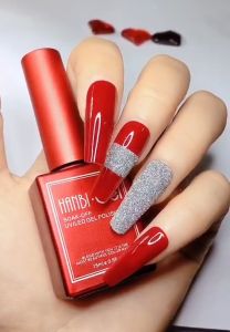 12 ราคาที่เหมาะสม สี เจลทาเล็บ ยาทาเล็บเจลลี่สีแดง Jelly Nail Gel P-olish Soak Off UV Nail Gel Semi Permanent Nail Art Glue สำหรับเลือก