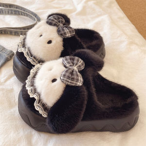 Height Increasing Thick Soled Slipper Warm and Non-slip Home Use