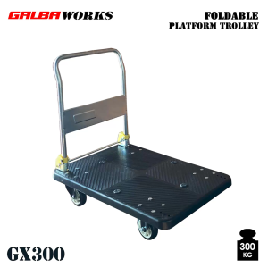 Galba Works Foldable Handle Platform Trolley Pushcart Truck 150-300Kg