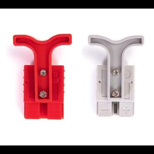 1/2/4/6/PCS 50A 120A 175A 350A 2Pin Power Plugs With Dust Cover Handle 600V Car Battery Quick Connect Disconnect Power Connector
