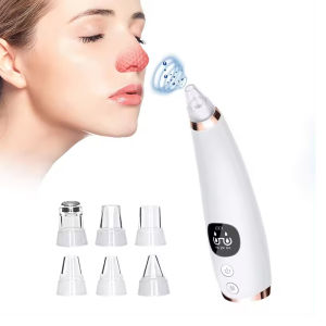 Electric Vacuum Blackhead Removal Set Nose Strip Machine Acne Remover Portable Cleaning Instrument Inhalation Device