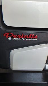 Emblem Variasi Tulisan Perintis Bukan Pewaris Timbul 3D Aksesori Unik Untuk Motor & Mobil Bukan Stiker Bukan Akrilik Bahan Fiber Glass