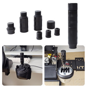 Game Modified Extended Shift Lever Head Suitable for TH8A Logitech G29 G27 G923 V10 Black Anodized Multi Section Variable Length