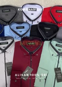 Kemeja Alisan Kombinasi & Slimfit: Desain & Kualitas Terbaik