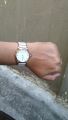 jam tangan jacque martin cewek ceramic stell second bekas original. 