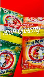 High quality with Enzymes Detergent Powder Ultra King Power 50g (1pc)