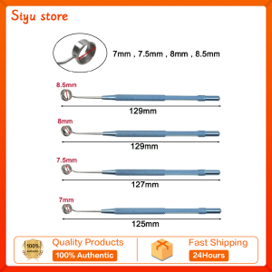 GREATLH Ophthalmic Corneal Epithelial Treble Alcohol Ring Length 129mm Ring Saw Alcohol Hood Ophthalmic Surgical Instrument