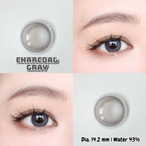 Softlens Elcoco Nutake Dia. 14.2mm Normal & Minus ( -0.50 s/d -10.00 ) Peach Charcoal Pumpkin Black Soflens