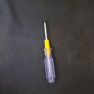 Obeng Jumbo Gagang Bening Bolak Balik - Transparan Plus Minus