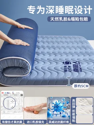Nanjiren | Soft Latex Mattress Home Use Bedroom Sponge Pad Dormitory Student Single Rent Special Tatami Covering Item Modern Simple Design