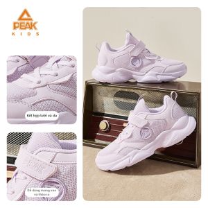 PEAK | Giày Thể Thao Lưới Cho Bé Gái