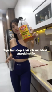 [HCM-Chỉ giao Hỏa tốc] Giấm Táo Hữu Cơ Bragg Mỹ 946ml Có Giấm Cái - Dấm Táo Giảm Cân Ăn Kiêng Eatclean