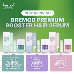 Bremod Premium Hair Serum Booster For Anti-Frizz Color Protection Shining Intensive Strength Repair