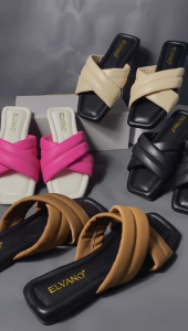 Dadara Shoes - Stella Sandal Flat Wanita - Sandal Slop Wanita Hits Kekinian