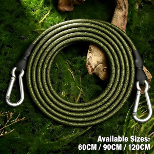 Heavy Duty Bungee Cord Elastic Tie Strap String Carabiner Hooks Kayak Cycling Luggage Packing Ropes Camping Accessories