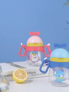 SK-C760 Botol Minum Air Anak Anti Tumpah Dengan Sedotan 360ML / Gelas Training Cup Balita Water Bottle Perlengkapan Makan Bayi