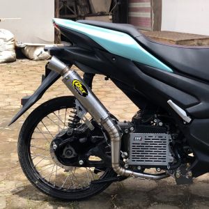 knalpot corong kobra all matic AEROX N-MAX VARIO LEXI PCX BEAT inlet 38/45/50mm