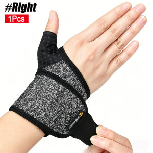 1Pcs Wrist Brace Wrist Compression Strap with Thumb Support for Men Women Tendonitis Arthritis Sprain Sport Work Typing Sleeping