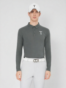 EUROPEAN TOUR | High Elasticity Comfortable Mens Long Sleeve Knit Polo Shirt