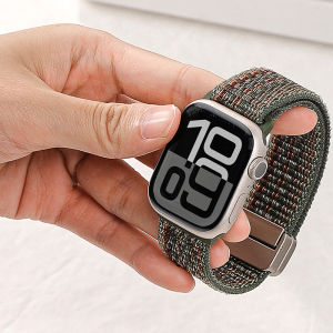 Strap for Watch Ultra 2/1 49mm 46mm 42mm 45mm 41mm 44mm 40mm 38mm Adjustable Nylon Band for lWatch Series 10 9 8 7 6 5 4 3 2 1 SE2/SE