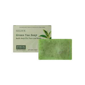 EELHOE Green Tea Soap Gentle nourishing body care cleansing moisturizing refreshing and fragrant foam soap Green Tea Soap Green Tea Soap Bar Green Soap