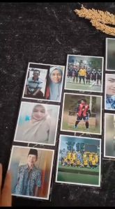Hiasan Dinding Foto 4 bingkai Strip-Polaroid Custom Plus Bingkai Ukuran 10x30cm (Dapat 4 Susun mdf)
