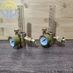 Solid Brass MIG Welding CO2 Regulator Flow Meter