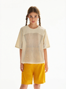 JOLLY BEAN | New Summer Breathable Mesh Patchwork Childrens T-Shirt