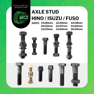 AXLE STUD for HINO Isuzu Fuso wheel Bolt C240 4BC2 4BA1 4D32 8DC D500 6BG1 SPM 4DR5 10 12 14 16 mm