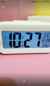 Sonifer Jam Meja LCD Digital Clock Pakai Baterai