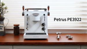 Petrus Espresso Coffee Machine Touchscreen Display Time & Temperature Adjustable 2L Powerful Steam Boiler with 3-hole Steam Wand Semi-commercial Use for Office ，Small Groups PE3922 - Lazada