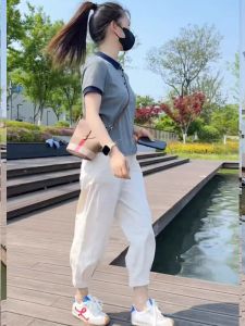 Elegant Summer Ladies Sportswear Set
