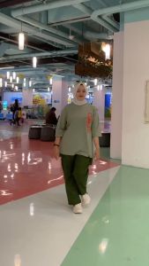 Bestseller!!! Stelan by dm3 Cloth Premium/Setelan Cargo Premium Wanita Kekinian