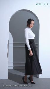 Wulfi Rok Wrap Around Skirt Black