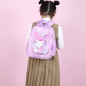 GrwoSafe 2026 Kuromi My Melody Kids Backpack 13 Inch Kindergarten Grade 1 School Bag for Girls
