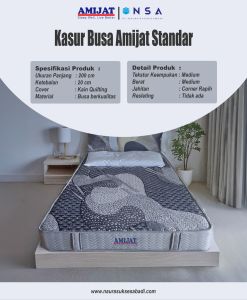 Kasur busa AMIJAT PLUSTOP berqualitas uk 180x20/160x20/140x20/120x20/90x20