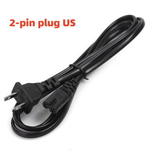 1.2M AC Power Cord with C13/C7 Connectors EU/US/AU/UK Plugs a Brand New Replacement Power Cord for TVs / Monitors / Computers.