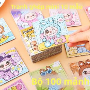 Educational Cartoon Mini Puzzle for Rewards