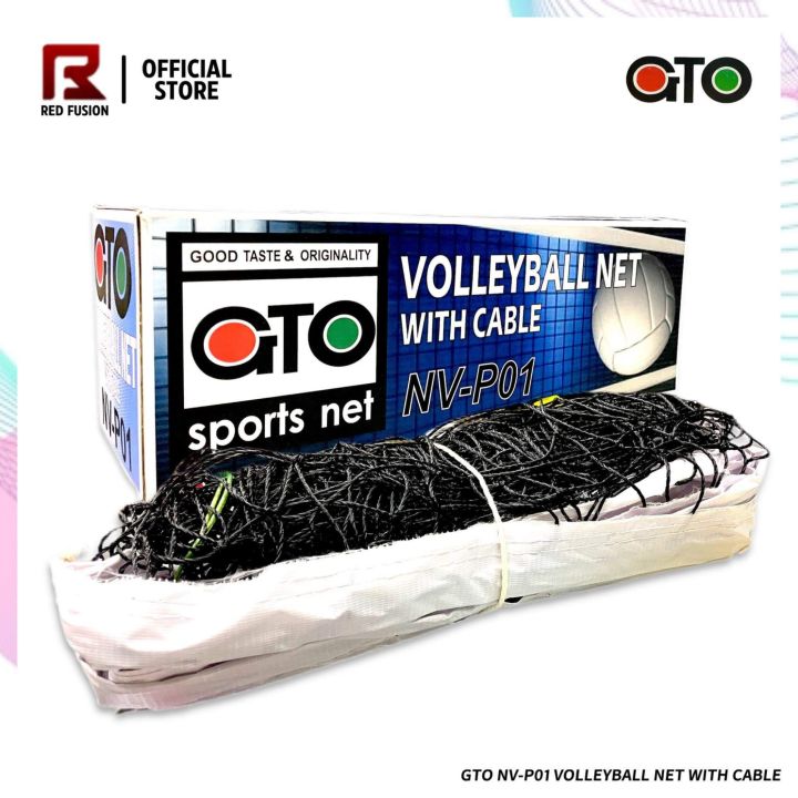 GTO NVP01 Volleyball Net with Cable Lazada PH