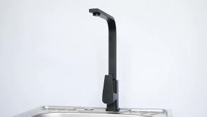Square Kitchen Faucet 360 Rotation Hot Cold Water Mixer Tap Basin Water Crane Tap For Kitchen Bathroom Taps Deck Mount