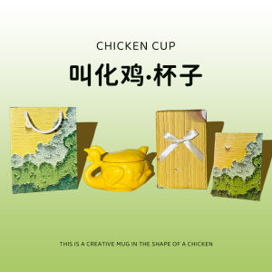 Creative Ceramic Chicken Cup Funny Coffee Sand Sculpture Mugs Unique Water Cups Quirky And Strange Mark Cups for Universal Use