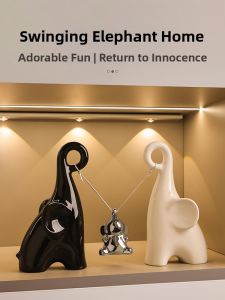 ZHONGGE | Luxurious Creative Desktop Elephant Ornament Home Decoration Gift